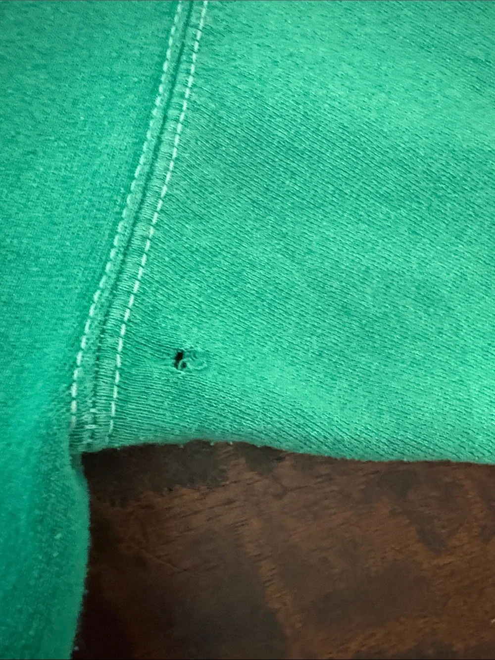 Urban Outfitters Green Crewneck Sweatshirt with Small Flower Motif
